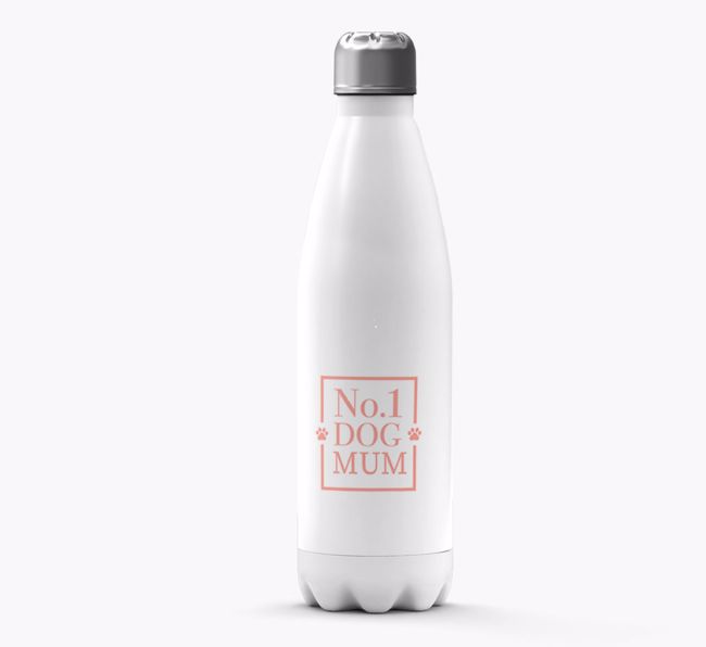 No.1 Dog Mum: Personalised {breedFullName} Water Bottle